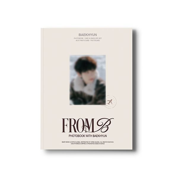 [PRE-ORDER/WITHMUU POB] BAEKHYUN - PHOTOBOOK WITH BAEKHYUN [FROM B] (PHOTOBOOK B ver.)
