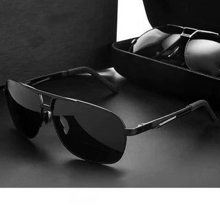 ​2025 แว่นกันแดดโพลาไรซ์ Retro Aviator ชิลด์ป้องกันรังสียูวีสําหรับการขับขี่, ตกปลาและกลางแจ้ง
