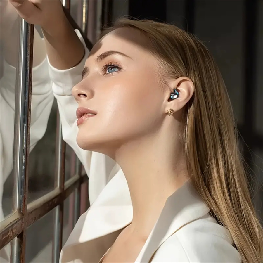 X55 หูฟังไร้สายขนาดเล็กลดเสียงรบกวนบลูทูธ 5.49 Hi-Fi สเตอริโอกีฬาหูฟังเกม