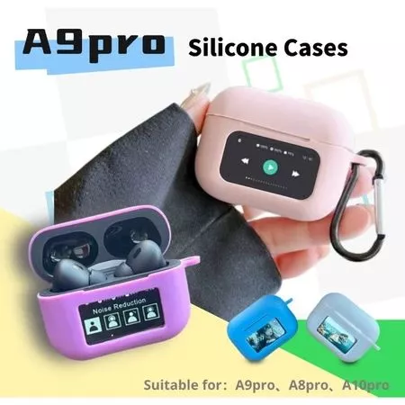 เคสซิลิโคน TPU สำหรับหูฟัง Bluetooth A9 Pro กันกระแทก thumbnail 5