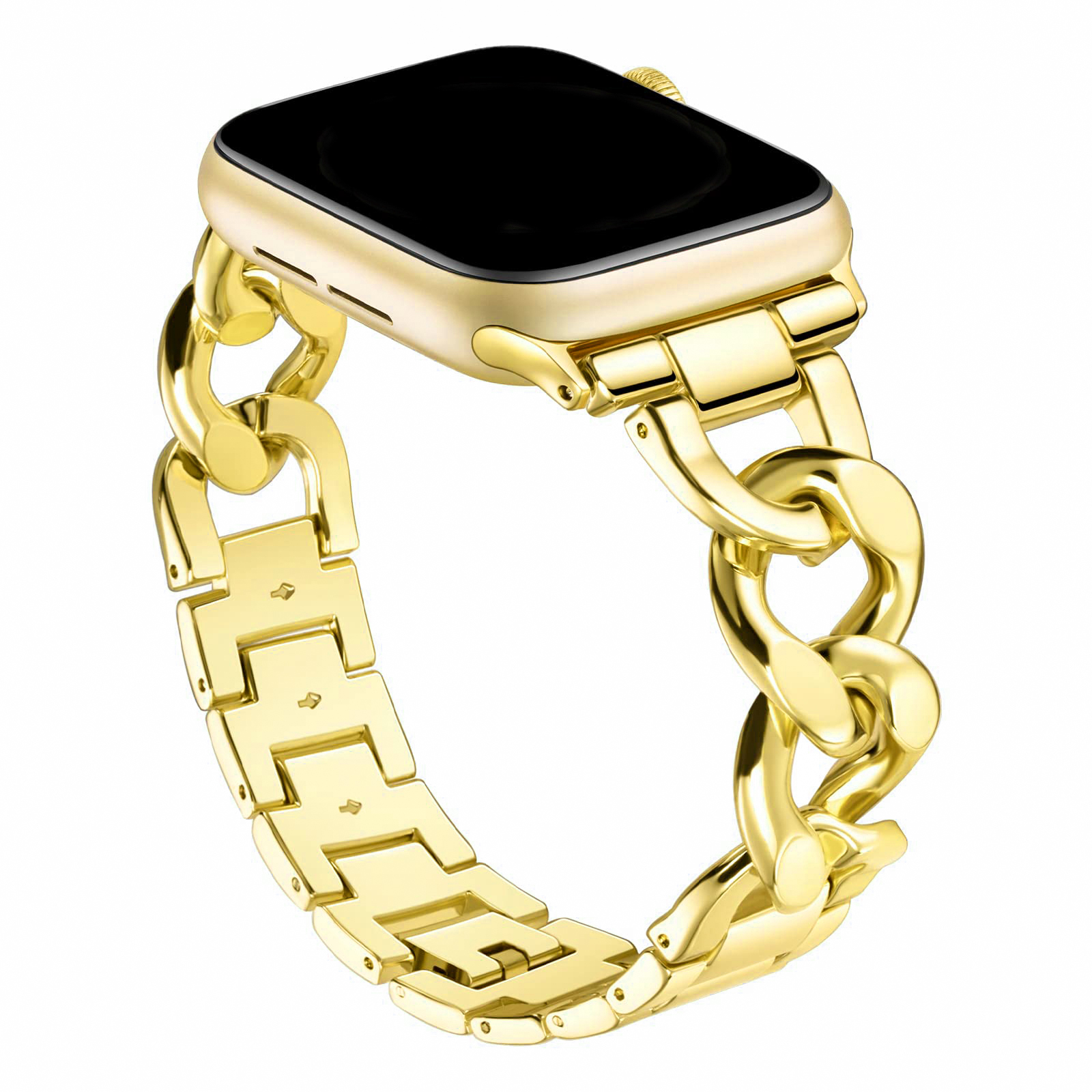 สายนาฬิกาข้อมือโลหะ ผ้ายีน สําหรับ Apple Watch Ultra Series9 8 7 6 5 4 3 2 1 SE 38 40 41 42 44 45 49 มม. 1 ชิ้น