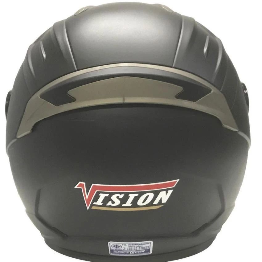 หมวกกันน็อค Space Crown รุ่น VISION หมวกกันน็อคเต็มใบ สีดำด้าน ไซส์ M รูปที่ 3