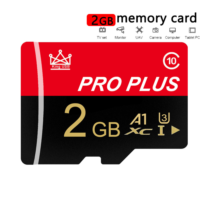 Pro Plus การ์ดหน่วยความจํา Micro SD Class 10 2GB U3 เหมาะสําหรับโทรศัพท์มือถือ คอมพิวเตอร์ โดรน กล้อง