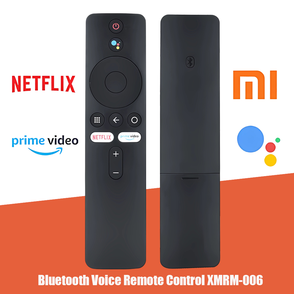 Xmrm-006 Voice Mi Box TV Stick รีโมทคอนโทรล สําหรับ Xiaomi Mi TV Stick 4A 4S 4X 4K Android Smart TV Box บลูทูธ RF รีโมต