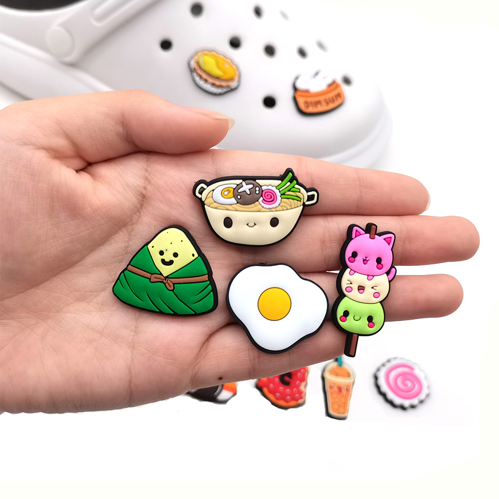 สายรัดข้อมือ รูปรองเท้า croc อุปกรณ์เสริม สําหรับตกแต่งสวน DIY 20 ชิ้น ต่อชุด