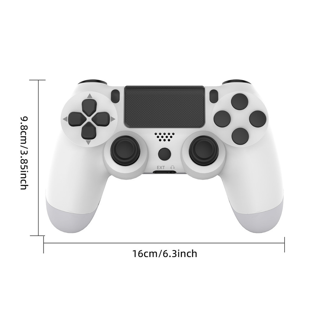 จอยสติ๊กควบคุมเกมไร้สายบลูทูธเข้ากันได้กับพีซี Android iOS แล็ปท็อป PS4 Gaming Pad