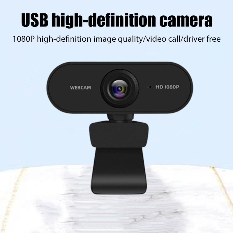 กล้องเครือข่ายคอมพิวเตอร์ 1080p ความละเอียดสูง ความจุวิดีโอคอล รีโมตคอนโทรล ไม่ต้องใช้ไดรเวอร์