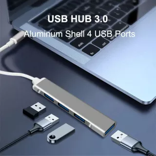 ประเภท C HUB พอร์ต USB 4 ใน 1 ความเร็วสูง OTG 4 พอร์ต Multi Splitter อะแดปเตอร์สําหรับ Macbook Pro PC แล็ปท็อป