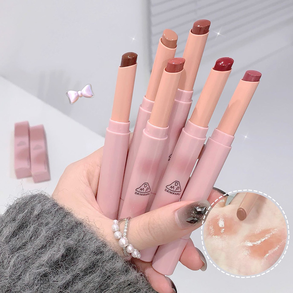 Watery Effect Jelly Lipstick, Plumping Serum Lip Balm, Ultra Hydrating Smooth Lip Gloss