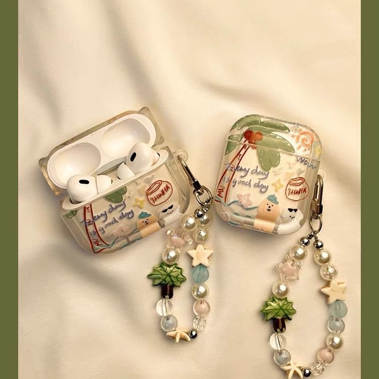 ปลอกสำหรับ Pro 2/1/3 Pro เคสหูฟังการ์ตูนปก Tpu แบบนุ่ม