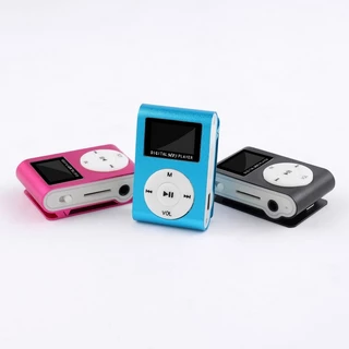 ใหม่ Hifi เครื่องเล่น MP3 แบบพกพา Mini Digital หน้าจอ LCD เครื่องเล่นเพลงกีฬา SD การ์ดรองรับพร้อมสายเคเบิล