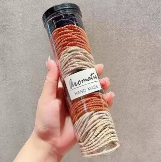 No สลิปผูกผมไม่มีรอยต่อยืดหยุ่นผมหางม้าวงอ่อนโยนถือ 100 แพ็คสําหรับผู้หญิงของขวัญวันหยุด