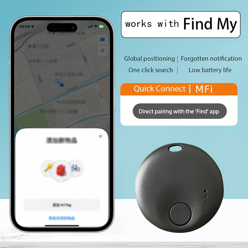 อุปกรณ์ติดตามตําแหน่งสัตว์เลี้ยง GPS สําหรับระบบ Apple Find My App IOS 1 ชิ้น