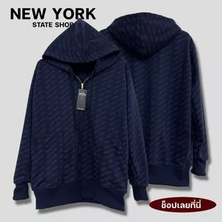 เสื้อกันหนาวมีฮู้ด แขนยาว รุ่นพิมพ์ New York Limited มีให้เลือกหลายสี ขนาด 2XL / Freesize