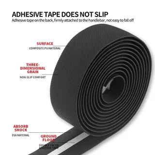 MOTSUV แผนที่จักรยานHandlebarเทปบาร์เทปEVA/PUนุ่มAnti-Vibration Wrapเทปทนทานบาร์Bartape Anti-slip