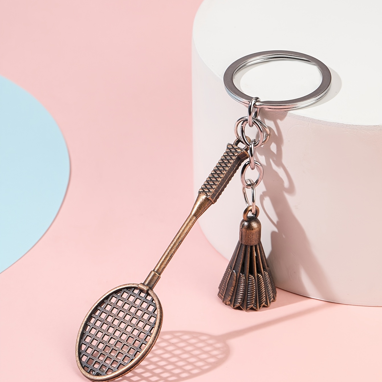 โลหะผสมจําลองแบดมินตันพวงกุญแจจี้; กีฬาของที่ระลึกนักเรียนโลหะของขวัญ - รูปที่ 4