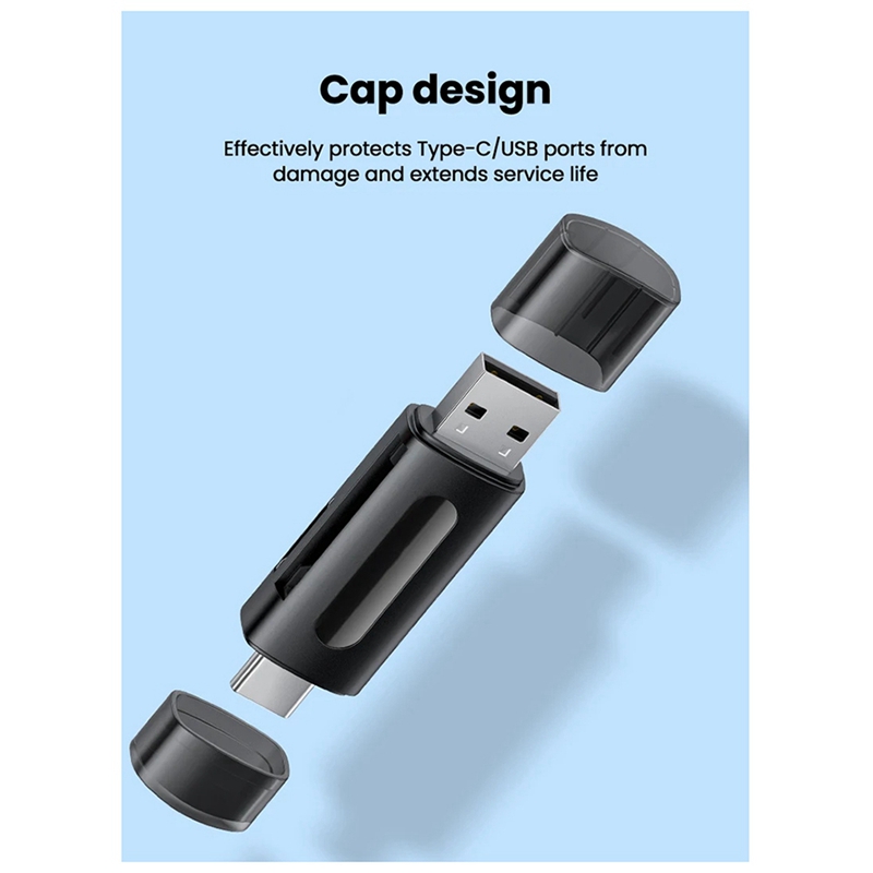 เครื่องอ่านการ์ด USB 2.0 SD อะแดปเตอร์ Micro SD TF สําหรับอุปกรณ์เสริมแล็ปท็อปพีซีเครื่องอ่านการ์ดอัจฉริยะหลายตัว