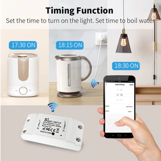 Tuya WiFi สวิทช์สมาร์ทสวิทช์ DIY สวิทช์จับเวลาสวิทช์สนับสนุน Smart Life APP ควบคุมทํางานร่วมกับ Alexa Google Home เพื่อควบคุมเสียง