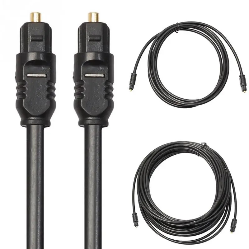 ใหม่ สายสัญญาณเสียงออปติคอลดิจิทัล SPDIF MD DVD ชุบทอง 1 เมตร 1.5 เมตร 2 เมตร 3 เมตร 5 เมตร คุณภาพสูง สําหรับ Toslink