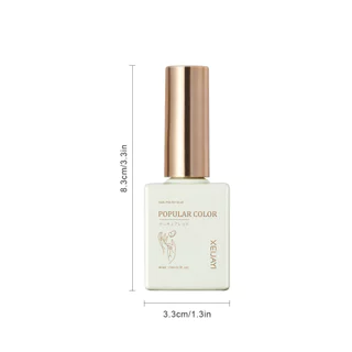 XEIJAYI 1 ชิ้น 15 มล. ยาทาเล็บสีขาว เจลกลิตเตอร์แบบแช่สำหรับทุกฤดูกาล สำหรับทำเล็บ DIY ที่บ้านหรือนิ้วมือในร้านเสริมสวย
