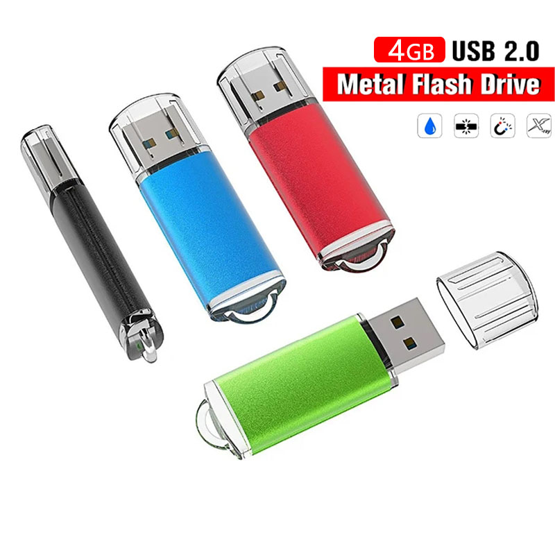 แฟลชไดรฟ์ USB 2.0 4GB ความเร็วสูง กันน้ํา แบบพกพา สําหรับโทรศัพท์มือถือ คอมพิวเตอร์ ทีวี ลําโพง