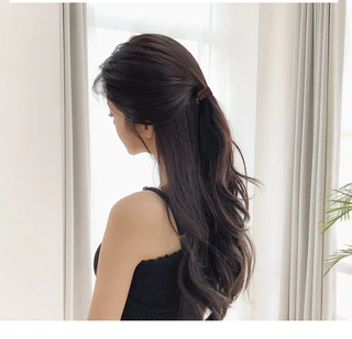 100ชิ้นสีดําผูกผมสําหรับผู้หญิงยืดหยุ่น ชม. หูฟัง พรรควันหยุดชุด