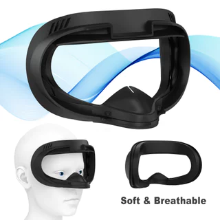 แผ่นโฟม PU ป้องกันเหงื่อ อุปกรณ์เสริม สําหรับ Oculus Quest 2 VR Meta Quest 2 1 ชิ้น