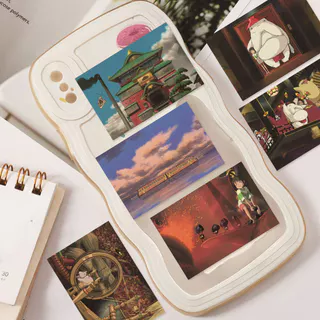 สติ๊กเกอร์อนิเมะย้อนยุค 30 ชิ้น - สติ๊กเกอร์พีวีซี Spirited Away สําหรับไดอารี่ DIY สมุดภาพ ตกแต่งถ้วย