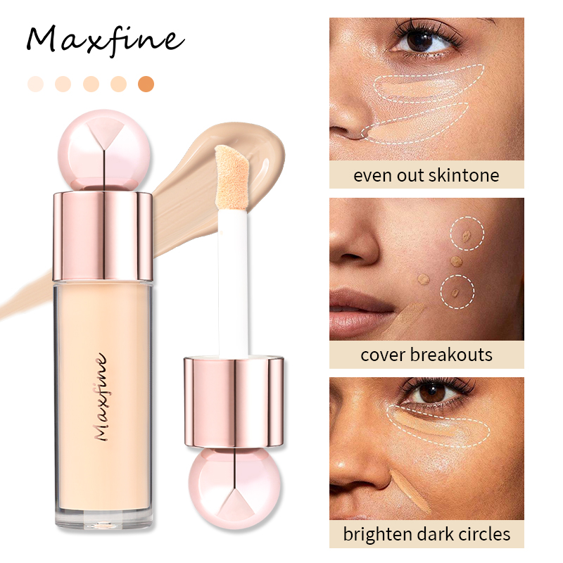 คอนซีลเลอร ์ ไร ้ ที ่ ติ 5 สี , รองพื ้ นชนิดน ้ ําที ่ มองไม ่ เห ็ นควบคุมน ้ ํามัน , ใช ้ เพื ่ อปกปิดสิว , ครีมพื ้ นฐานน ้ ําหนักเบา