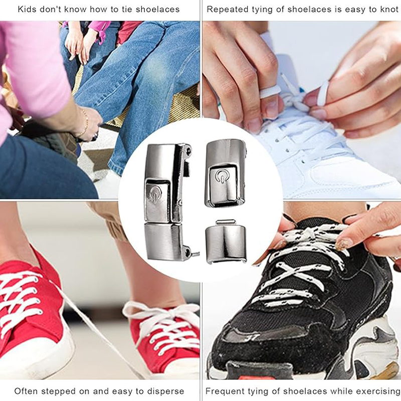 Elastic No-Tie Shoelaces Quick Lacing System สําหรับรองเท้าวิ่ง Trainers กีฬารองเท้าผ้าใบ