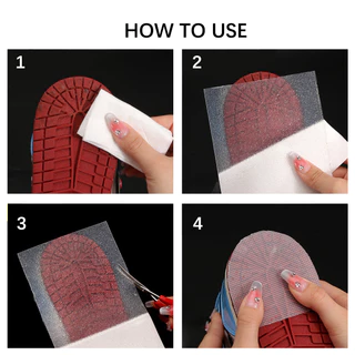 Self กาวสติกเกอร์ Anti สวมใส่สําหรับกีฬารองเท้ารองเท้าส้นสูง Anti Slip DIY ส้น Grips Pads สําหรับรองเท้าใหม่ Break-in