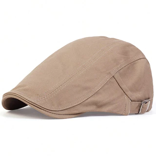 Unisex สีทึบ Beret ปรับ Newsboy หมวกอังกฤษ Retro ฤดูใบไม้ผลิฤดูใบไม้ร่วงหมวกท่องเที่ยว