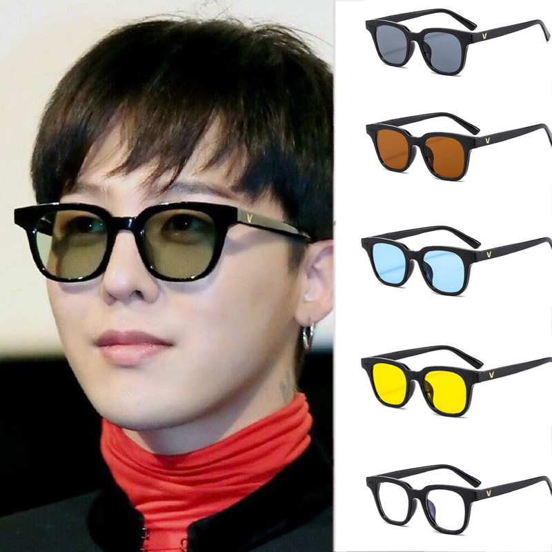 แว่นตากันแดด กรอบสี่เหลี่ยม สีใส สไตล์เรโทร สําหรับผู้ชาย และผู้หญิง