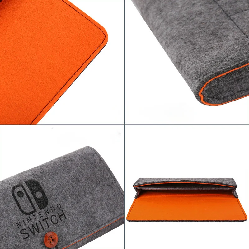 กระเป๋าเคส ผ้าสักหลาด อเนกประสงค์ สําหรับใส่จัดเก็บการ์ดเกมคอนโซล Nintendo Switch