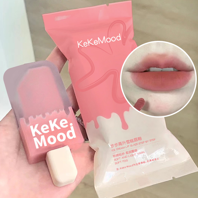 ลิปสติก ลิปกลอส เนื้อแมตต์กํามะหยี่ สีนู้ด สีขาว เนื้อแมตต์ ไม่ติดง่าย สําหรับนักเรียน ราคาถูก