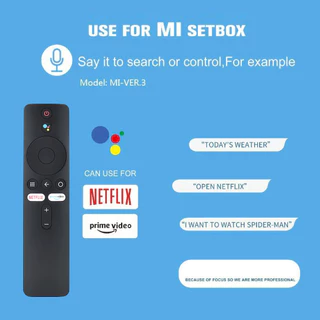 XMRM-006 Voice Mi Box TV Stick รีโมทคอนโทรลสําหรับ Android Smart Xiaomi 4A 4S 4X 4K