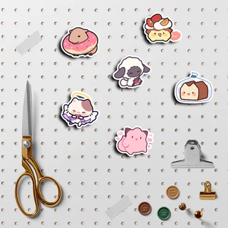 สติกเกอร์ ลายการ์ตูนน่ารัก สําหรับตกแต่งสมุดภาพ คอมพิวเตอร์ แล็ปท็อป Diy จํานวน 100 ชิ้น