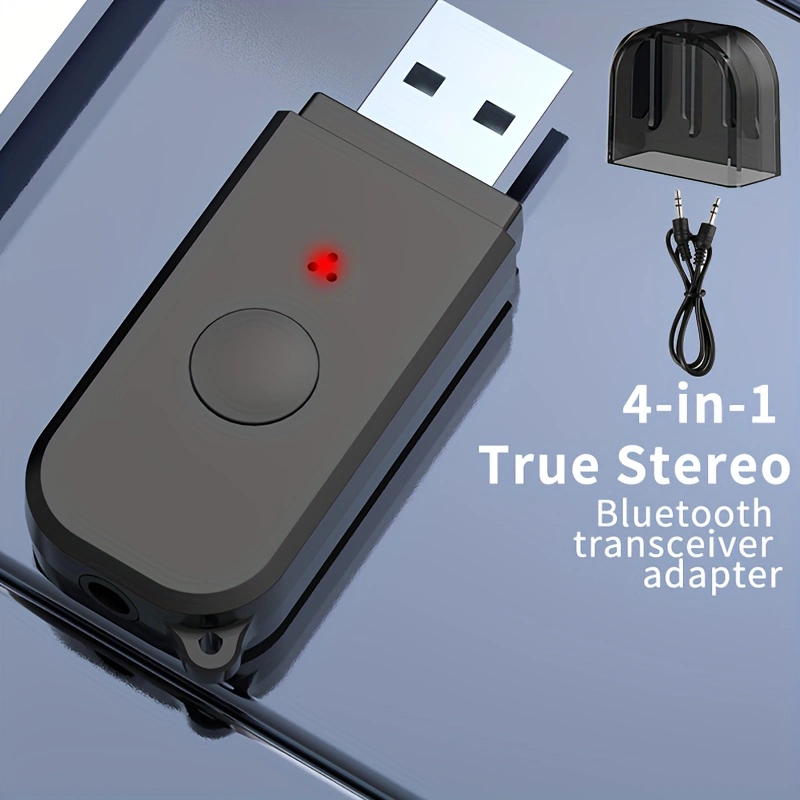 อะแดปเตอร์รับส่งสัญญาณเพลง USB 5.3 บลูทูธ 5.3 ไม่ต้องเสียบไดรเวอร์ สําหรับรถยนต์