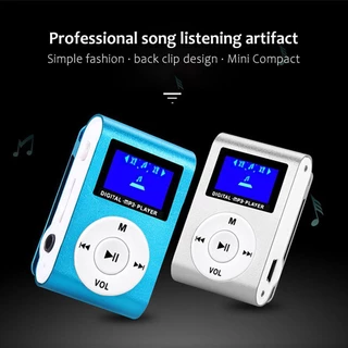 ใหม่ Hifi เครื่องเล่น MP3 แบบพกพา Mini Digital หน้าจอ LCD เครื่องเล่นเพลงกีฬา SD การ์ดรองรับพร้อมสายเคเบิล
