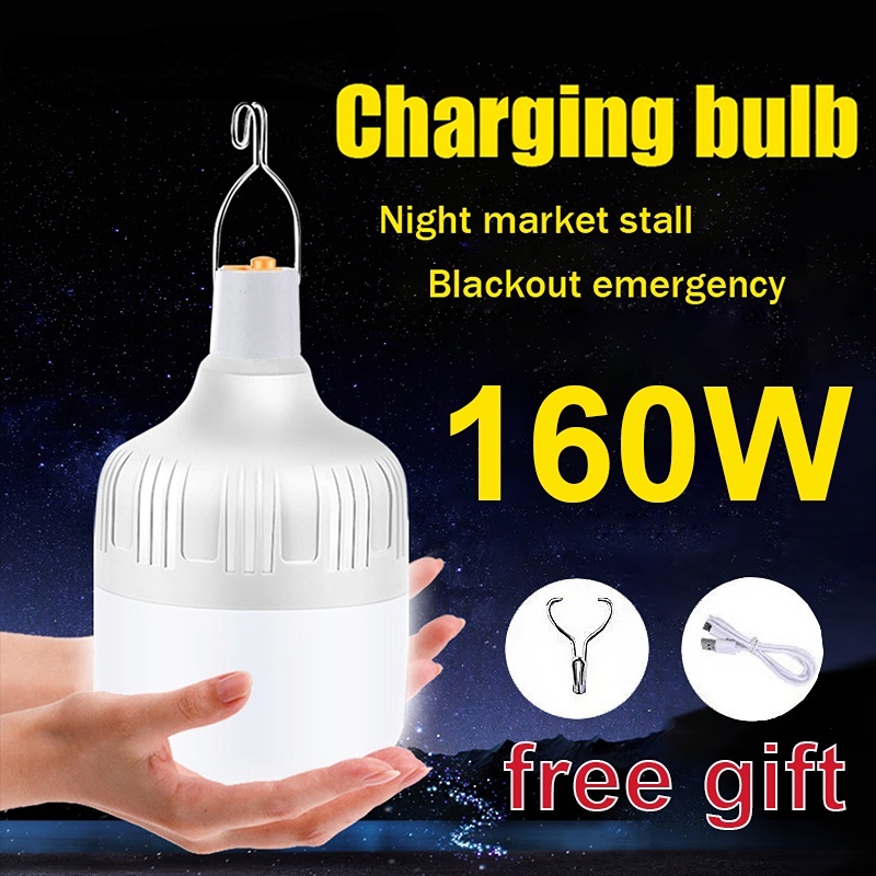 Xiwangfire หลอดไฟฉุกเฉิน Led แบบแขวน ชาร์จ Usb แบบพกพา สําหรับตั้งแคมป์ ปิกนิก กลางแจ้ง
