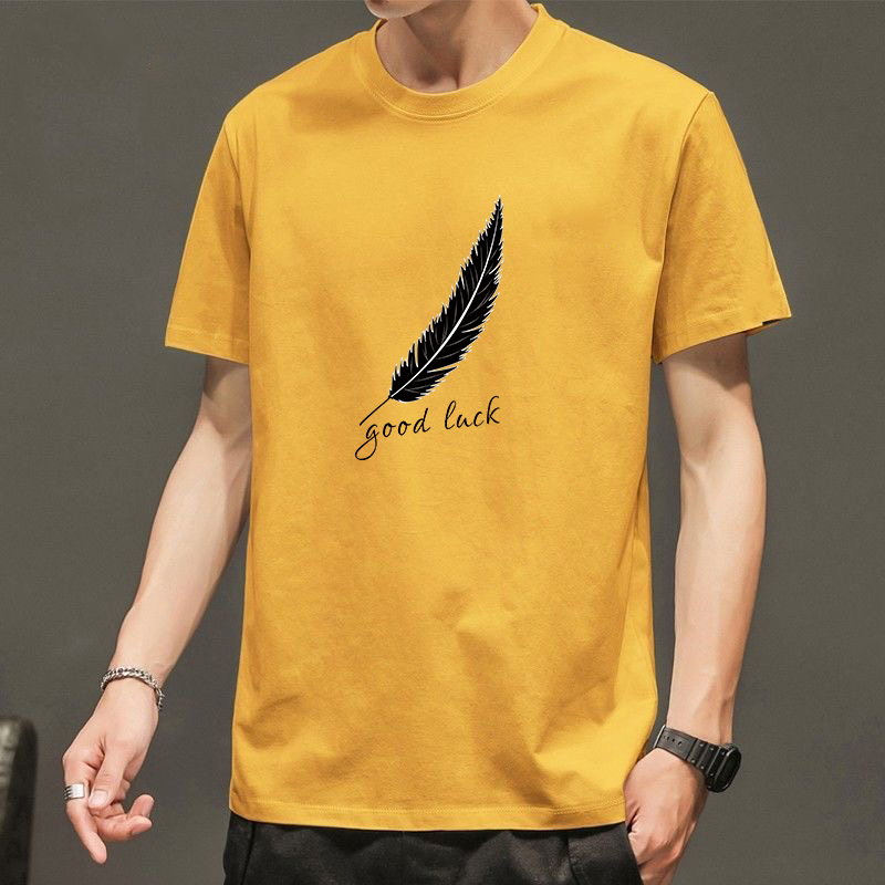 เสื้อยืดแขนสั้นลําลอง คอกลม เข้ากับทุกการแต่งกาย แฟชั่นฤดูร้อน แบบเรียบง่าย สําหรับผู้ชาย 2024