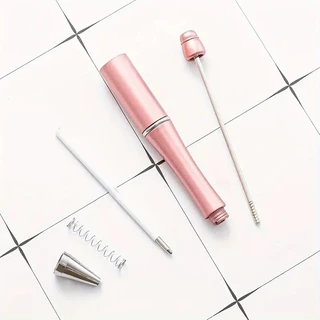 ลูกปัดปากกาลูกลื่นชุด 5/10/20 ชิ้นหมึกสีดํา DIY ปากกาอุปกรณ์การเรียน Ballpen 0.5 Flexstick ต่อกล่อง