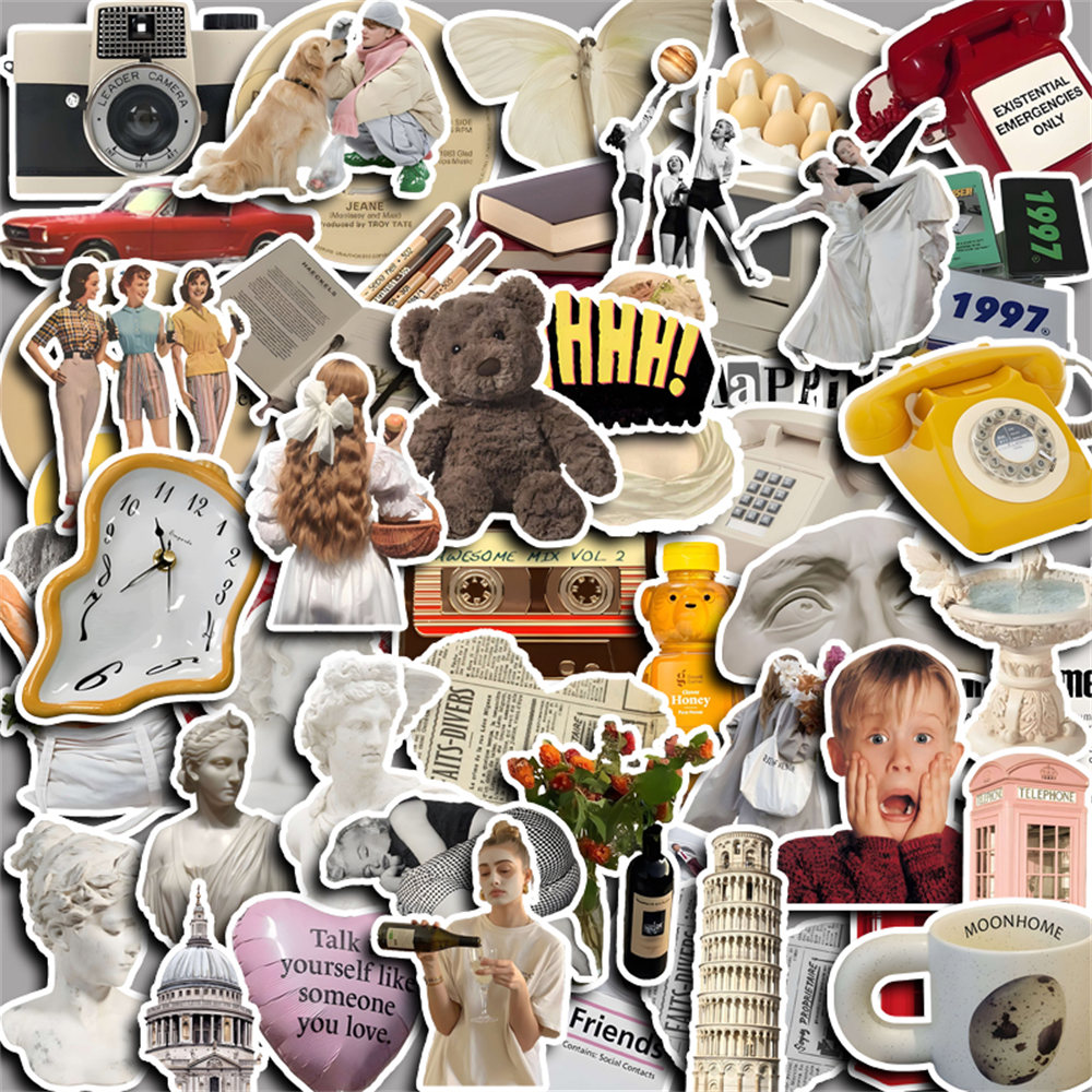 สติกเกอร์ ลาย Jamin Warm Winter สําหรับตกแต่งสมุด คอมพิวเตอร์ แล็ปท็อป Diy จํานวน 50 ชิ้น