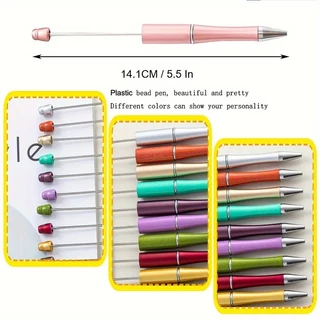 ลูกปัดปากกาลูกลื่นชุด 5/10/20 ชิ้นหมึกสีดํา DIY ปากกาอุปกรณ์การเรียน Ballpen 0.5 Flexstick ต่อกล่อง