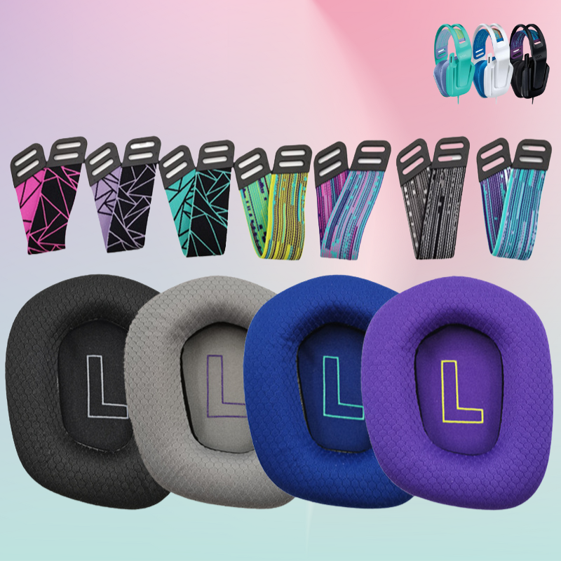 แผ่นครอบหูฟังเล่นเกมไร้สาย แบบเปลี่ยน สําหรับ Logitech G733 G935 G933s G933 G635 G633 G335