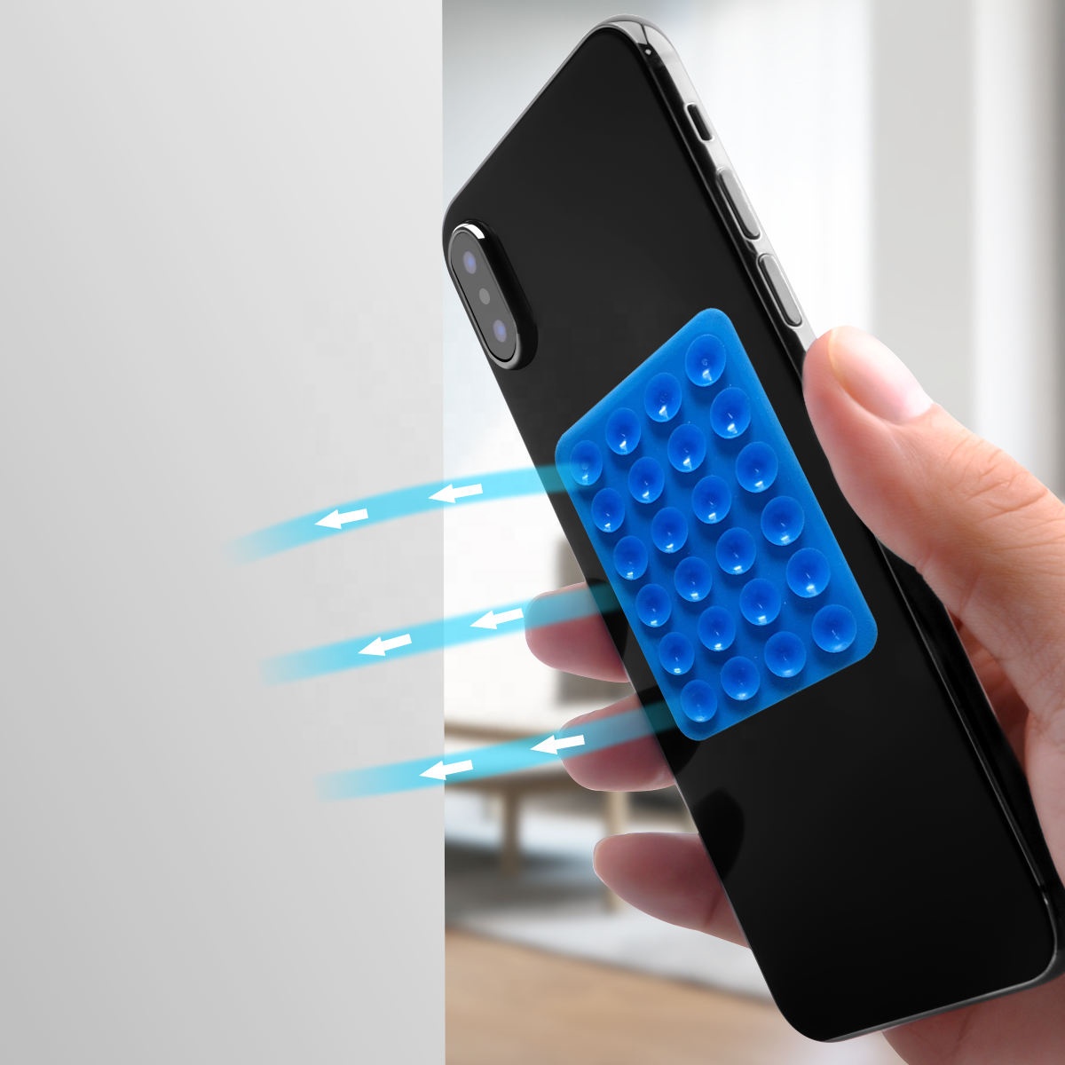 ซิลิโคน 24 ถ้วยดูด สําหรับเคสโทรศัพท์ มีกาวในตัว - อุปกรณ์มือถือ แฮนด์ฟรี สําหรับวิดีโอและเซลฟี่ - แผ่นดูดซิลิโคน กันลื่น