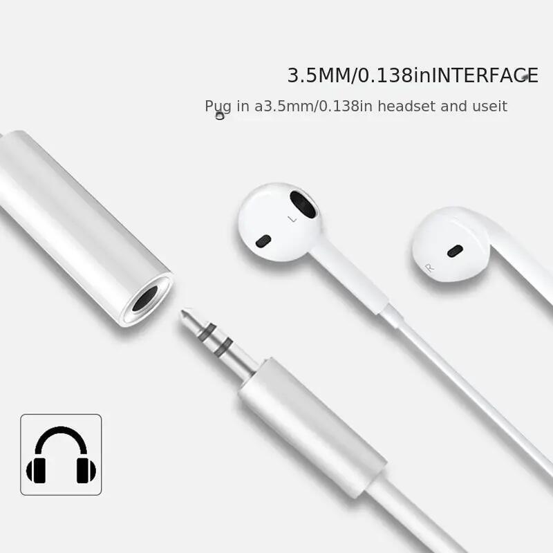 สายเคเบิลอะแดปเตอร์หูฟัง AUX 3.5 มม. เป็น iOS สําหรับ iPhone 14 13 12 11 Series