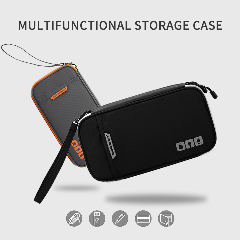 [Valuewin] กระเป๋าเก็บสายเคเบิลดิจิทัล หูฟัง สาย USB กันน้ํา แบบพกพา อเนกประสงค์