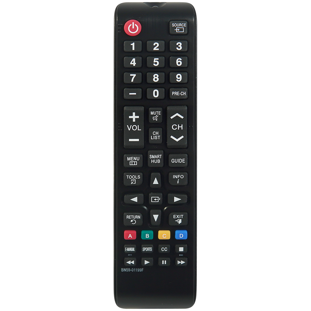 Bn59-01199f รีโมตคอนโทรลทีวี แบบเปลี่ยน สําหรับ Samsung Smart TV LED LCD HDTV QLED SUHD UHD Curved 4K 3D Series พร้อมปุ่มฮับอัจฉริยะ