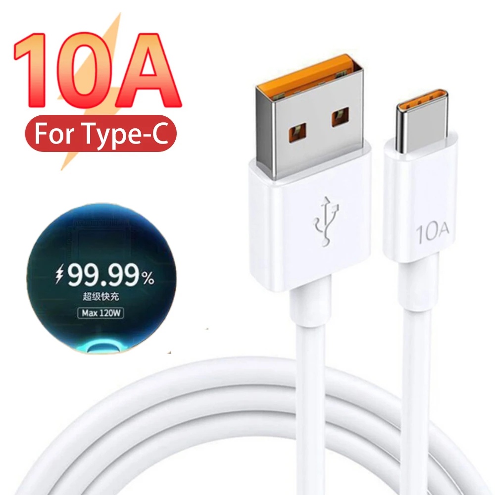 120w 10A USB Type C สายเคเบิล Super Fast Charing Line / ชาร์จเร็ว USB C สายเคเบิลถ่ายโอนข้อมูล